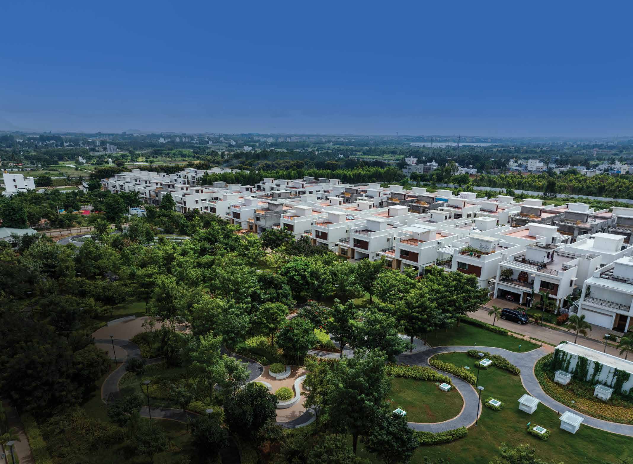 Adarsh Palm Acres project view